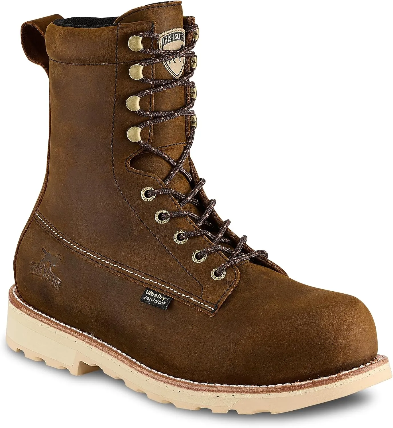 Irish Setter, Wingshooter ST, Men's, 8", Waterproof, Non-Metallic Safety Toe, Work Boot