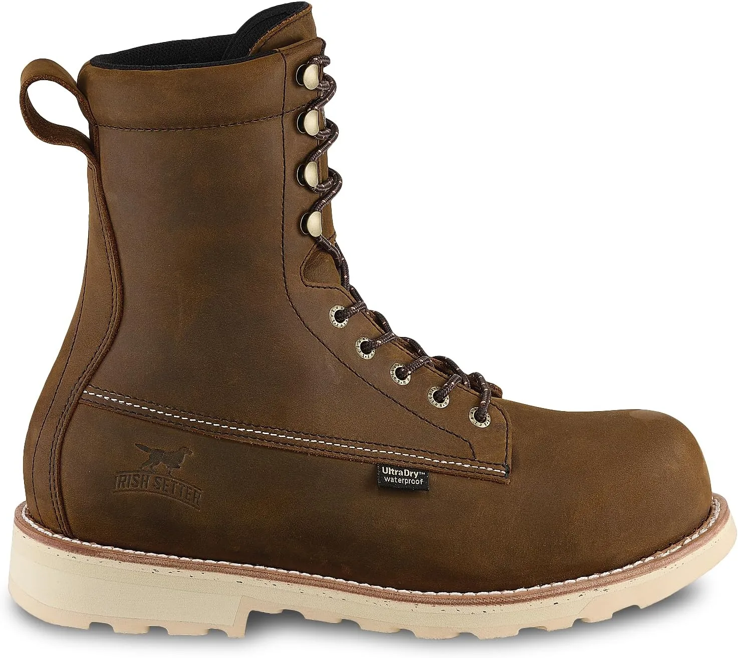 Irish Setter, Wingshooter ST, Men's, 8", Waterproof, Non-Metallic Safety Toe, Work Boot