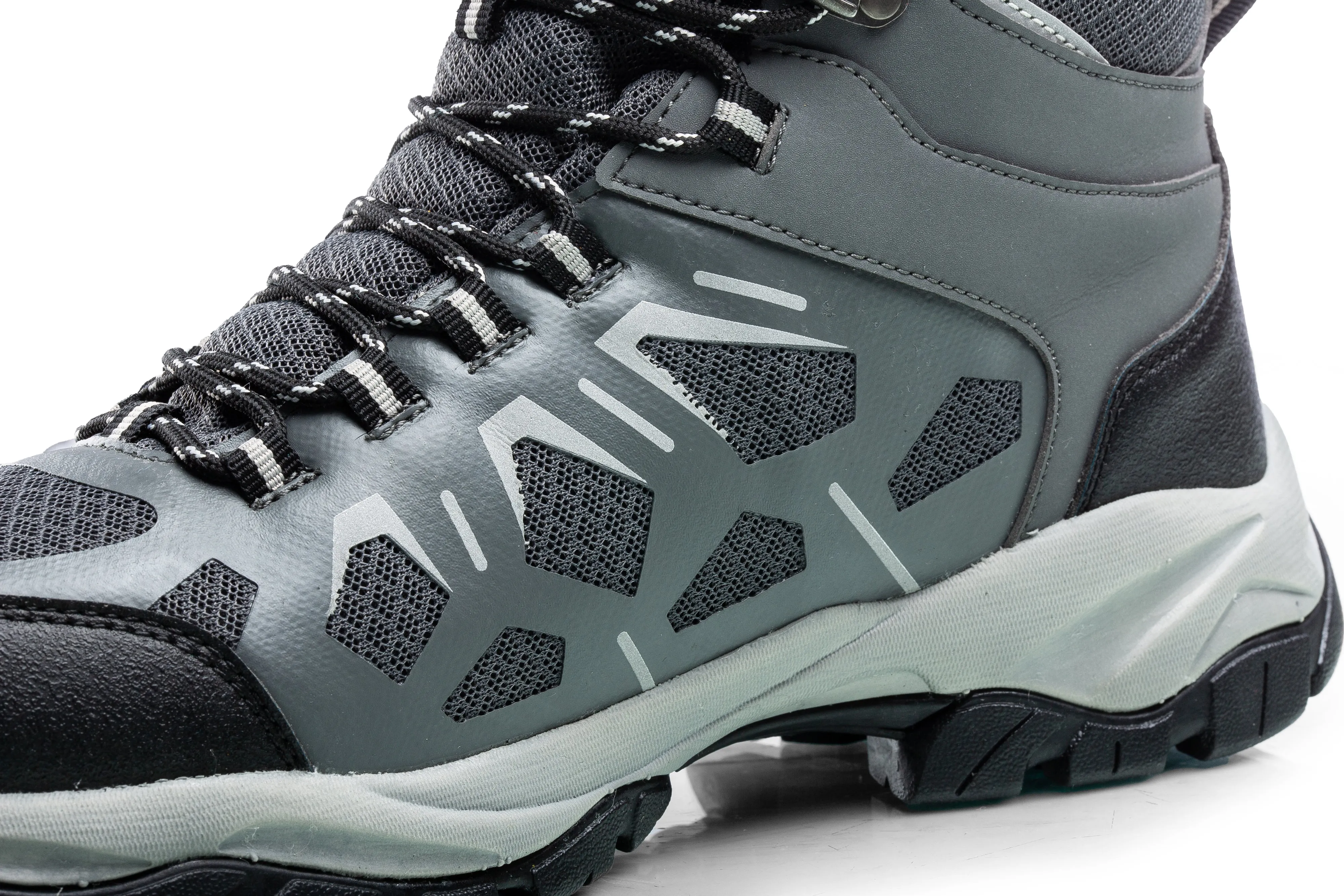 Jack Walker Mens Walking Boots Lightweight Vent Breathable Hiking Trekking Shoes JW9955