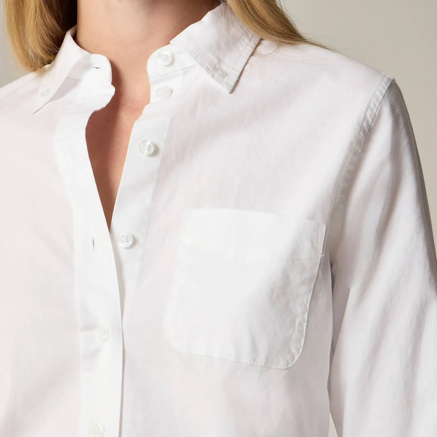 J.Crew - Shrunken Button-up Shirt In Broken-in Cotton Oxford