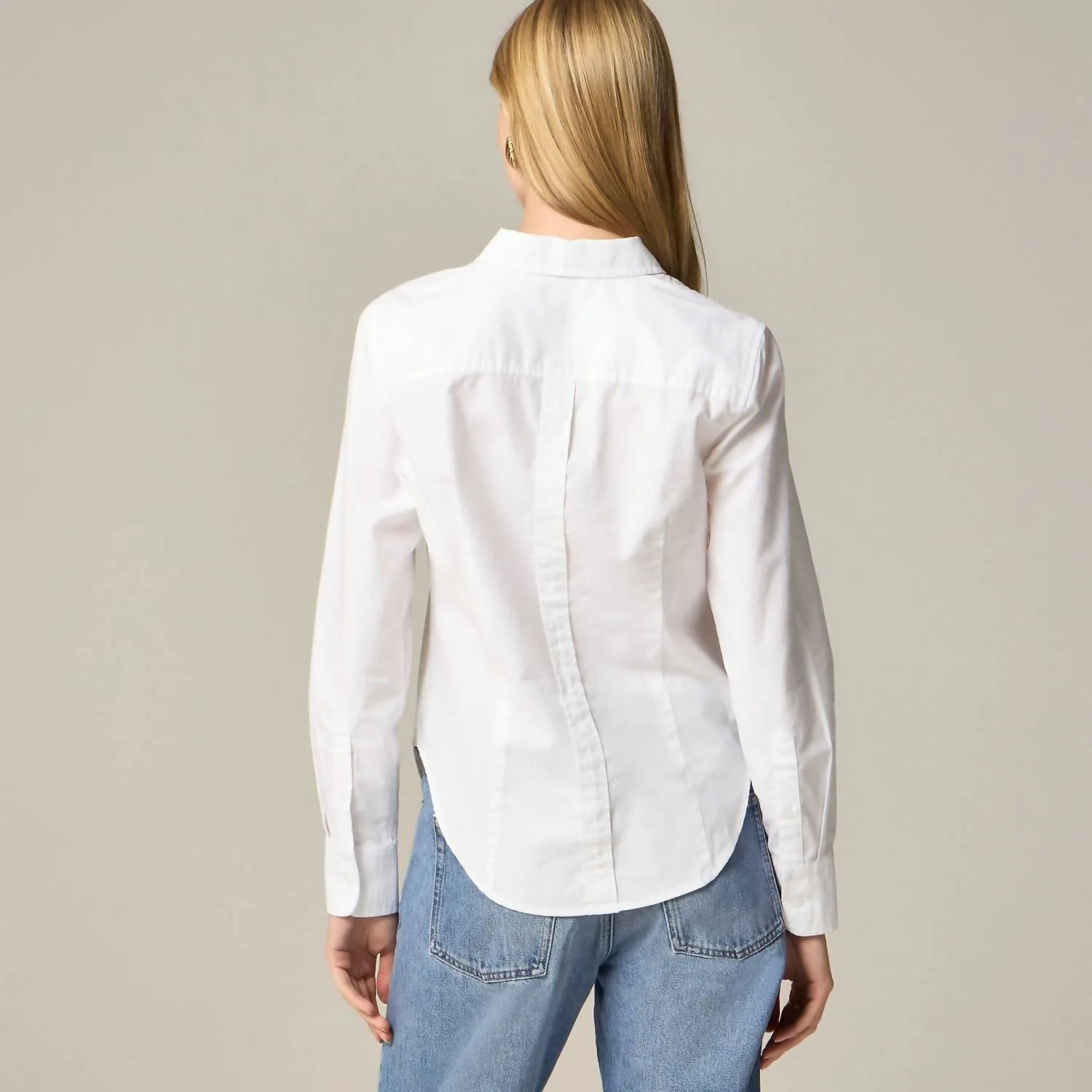 J.Crew - Shrunken Button-up Shirt In Broken-in Cotton Oxford