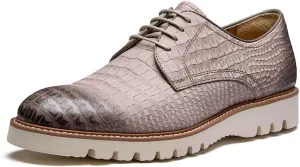 Jepsengord Men's Dress Shoes Genuine Italian Cowhide Leather Casual Oxford Derby Sneakers Comfortable Formal Shoes