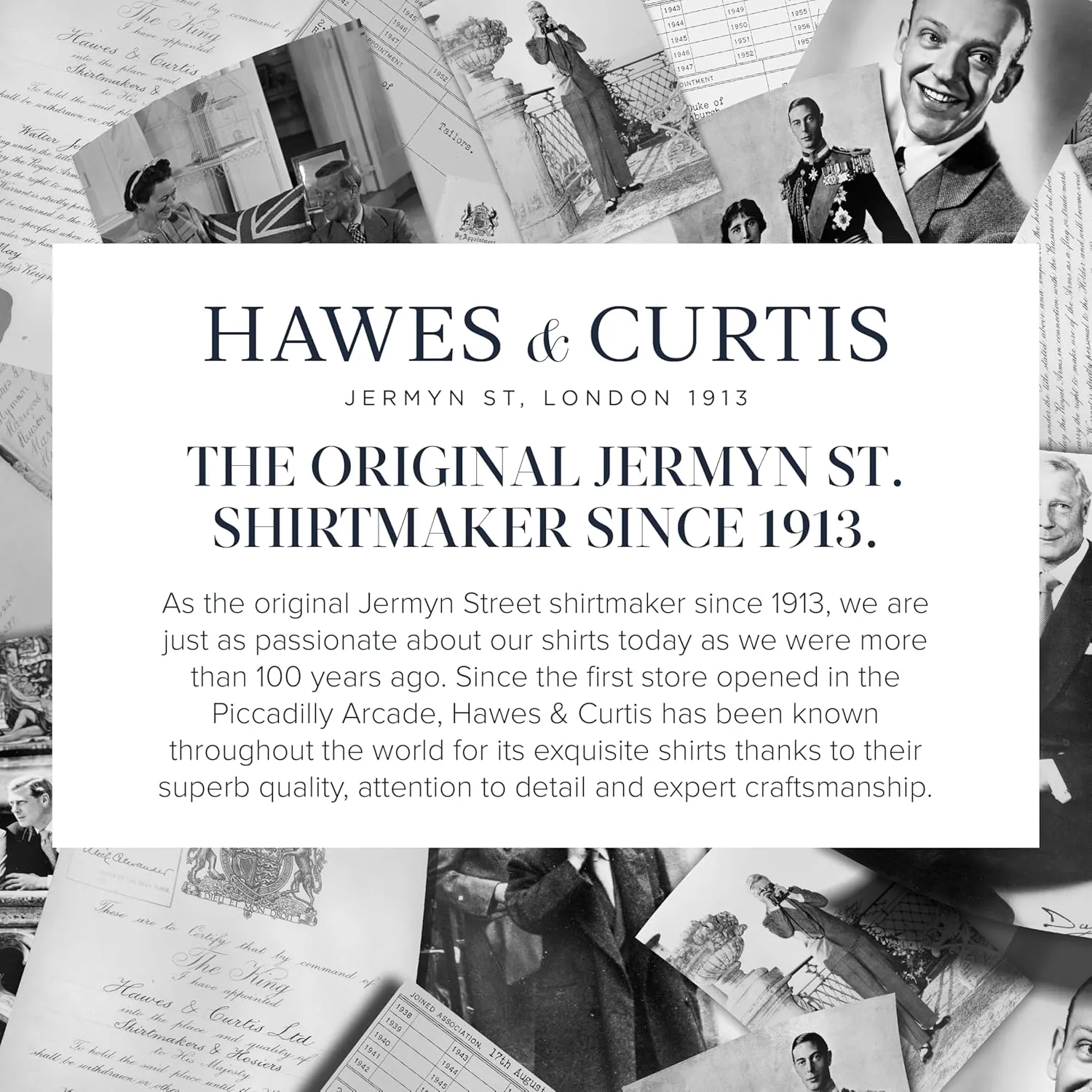 Jermyn Street Collection by Hawes and Curtis - Men’s White Oxford Dress Shirt – 100% Cotton, Classic Fit Oxford Shirt