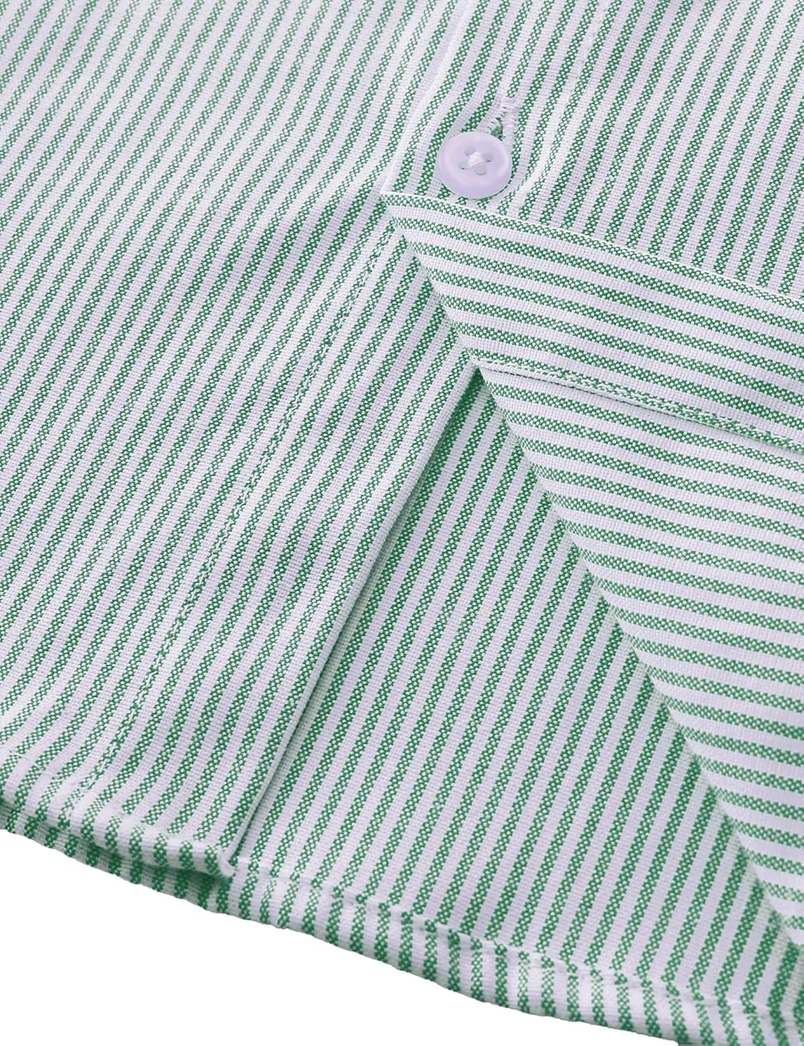 JOGAL Boys Long Sleeve Oxford Dress Shirts Casual Button Down Shirts Striped Tops for 6-14 Years