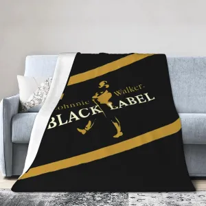Johnnie Music and Walker Flannel Throw Blanket for Couch Bed Super Soft Air Conditioner Cozy Warm Blanket 60"x50"