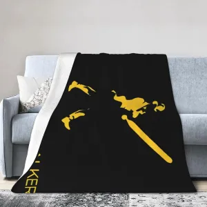 Johnnie Music and Walker Flannel Throw Blanket for Couch Bed Super Soft Air Conditioner Cozy Warm Blanket 80"x60"