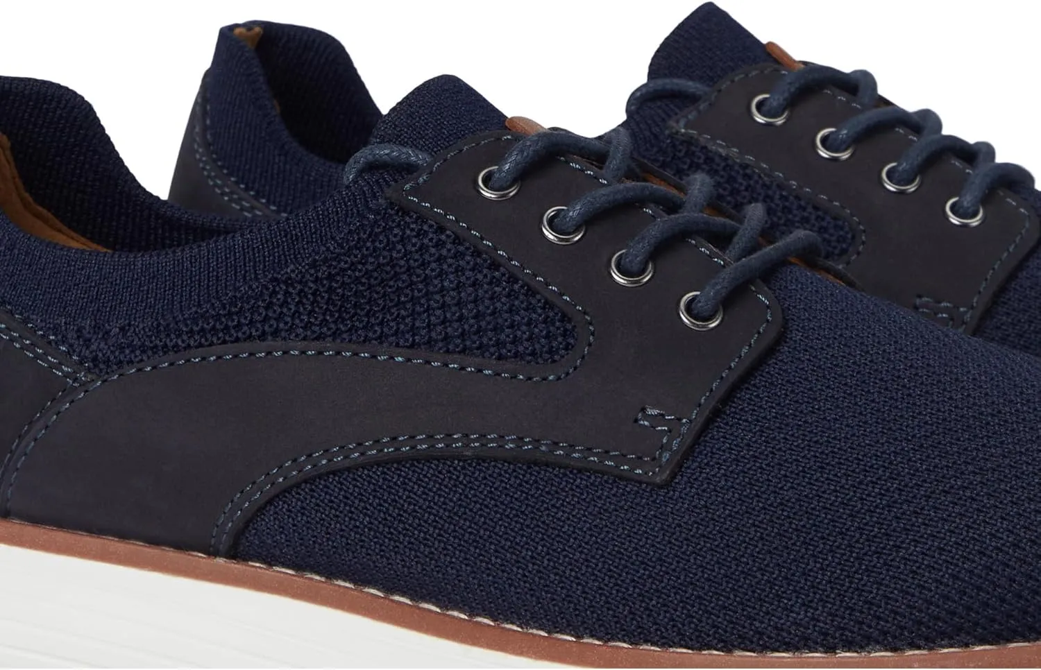Johnston & Murphy Boy's Upton Knit Plain Toe (Little Big Kid) Oxford
