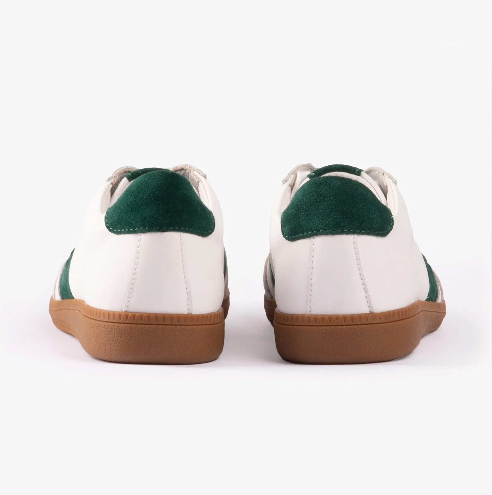 JOLEEN 01 Womens Trainers Weiss-Smaragd