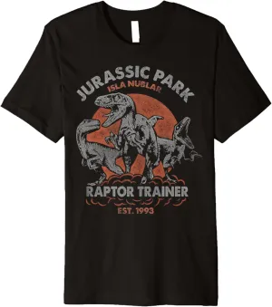 Jurassic Park Raptor Trainer Premium T-Shirt