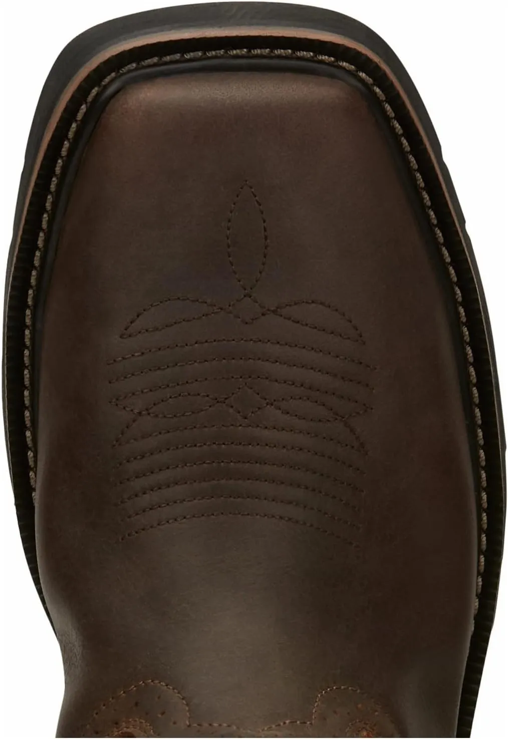 Justin Original Work Boots Men's Driller Pull-On Square Toe Work Boot