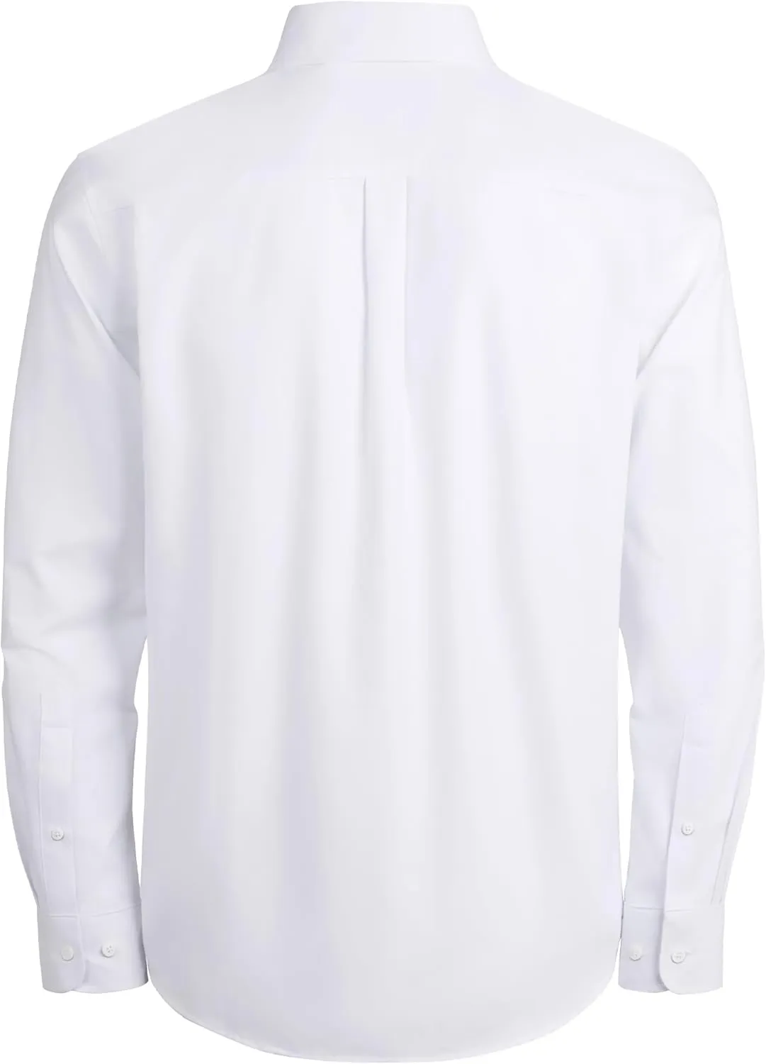 J.VER Boy's Long Sleeve Oxford Dress Shirts Solid Casual Button Down Collar Shirt Kids Formal Uniform Tops