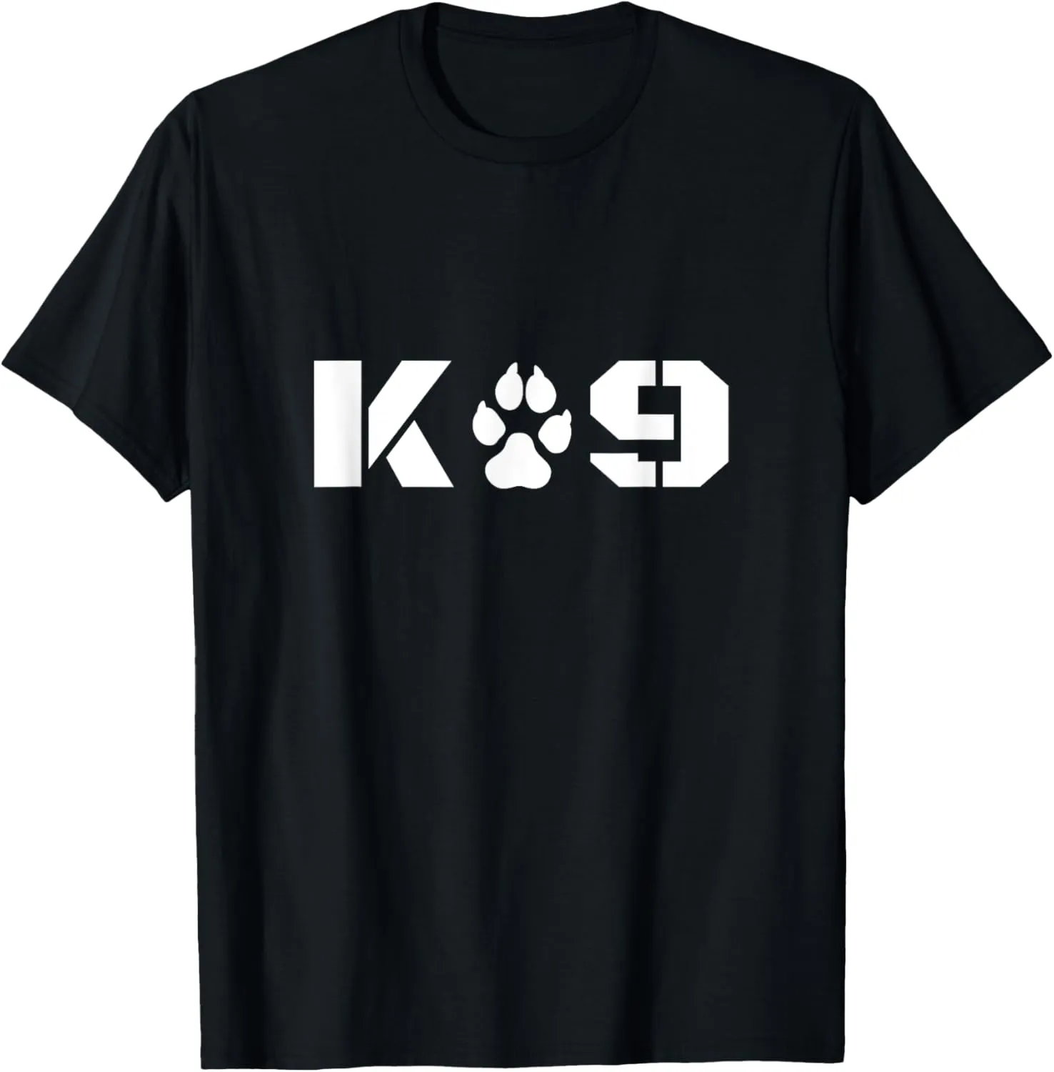 K-9 Officer Canine K9 Unit Police Dog Paw Handler Trainer T-Shirt