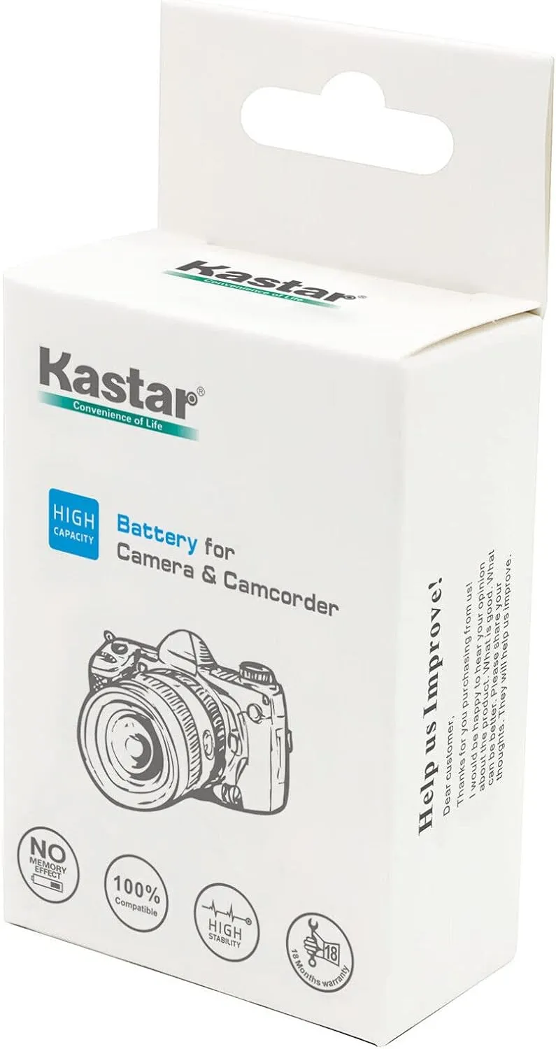 Kastar 4-Pack CR-V3 Battery and LCD AC Charger Compatible with Casio QV-5000SX QV-5700 QV-700 QV-770 QV-8000SX, Kyocera Yashica L30, Yashica L3v, Yashica L4v, Nikon CoolPix 2100, CoolPix 2200 Camera