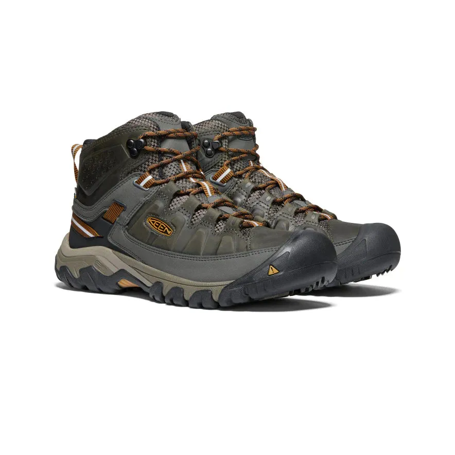Keen Men's Targhee III Mid Wp Black Olive/Golden Brown