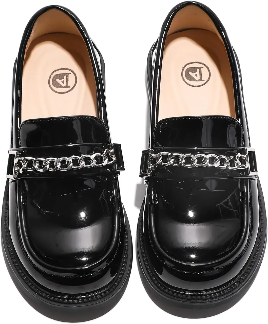 kkdom Girl's Classic School Uniform Shoes British Style Oxford Shoes
