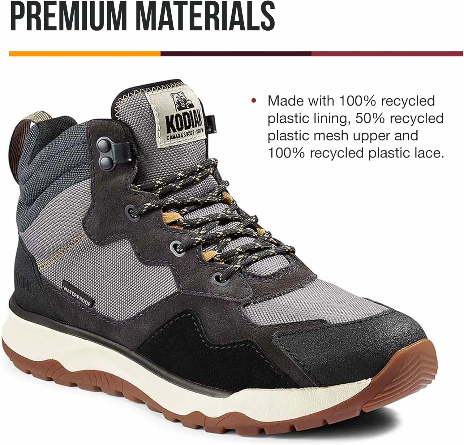 Kodiak Women's Kenosee Mid Cut Waterproof Hiking Boot