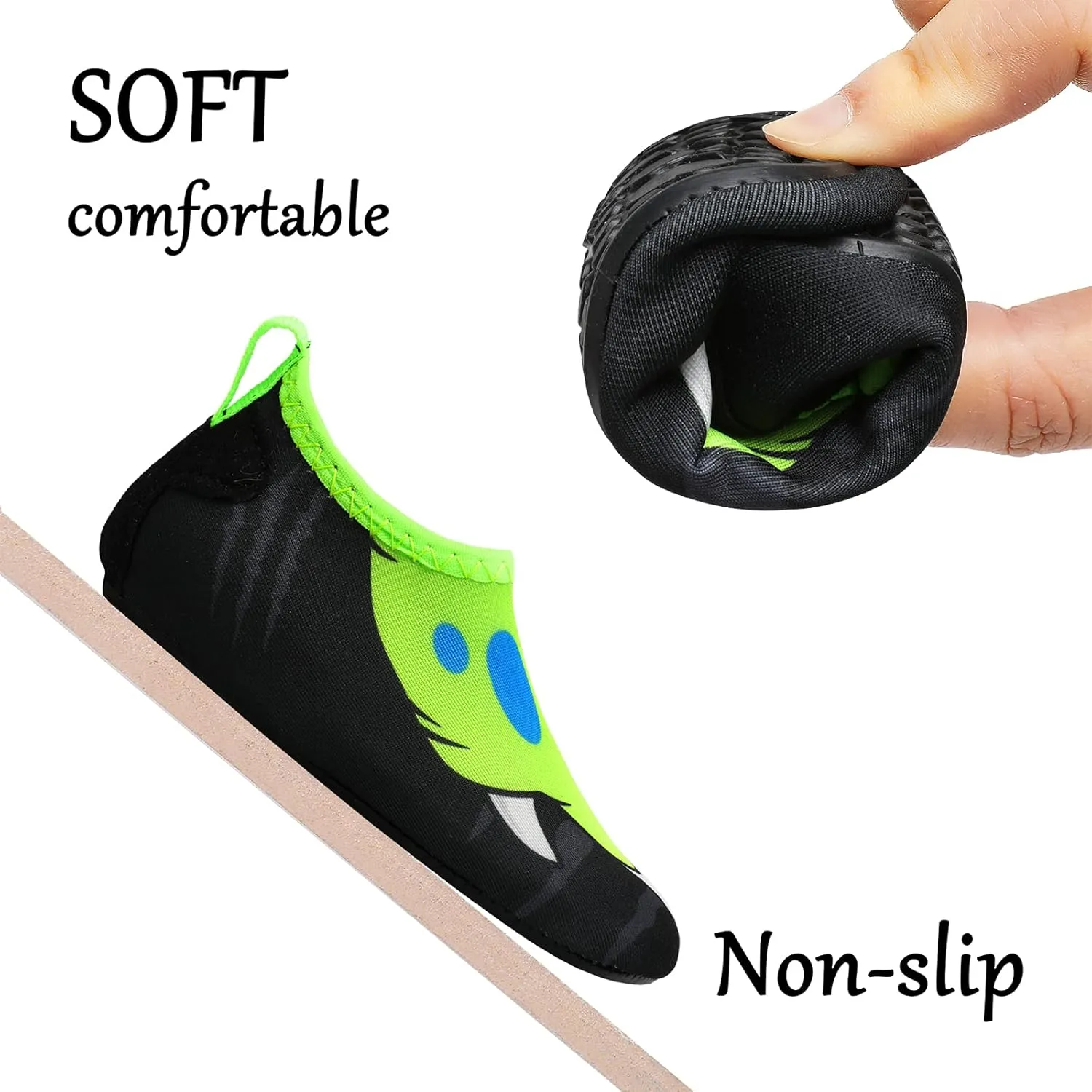 L-RUN Baby Water Shoes Barefoot Walking Shoes Infant Aqua Sock Swim Shoes for Beach Pool Sand Babies First Walker Shoes