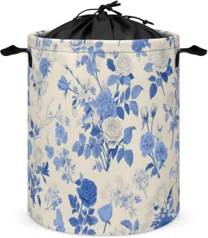 Laundry Hampers, Large Drawstring Laundry Bag, Removable Laundry Bags, Collapsible Storage Bin with Handles for Home Organization, Kids Room, Nursery Pattern