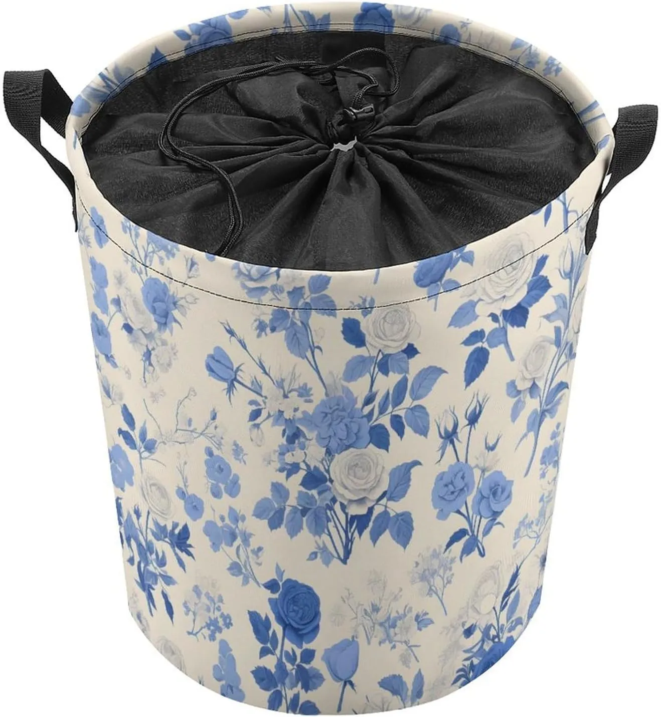 Laundry Hampers, Large Drawstring Laundry Bag, Removable Laundry Bags, Collapsible Storage Bin with Handles for Home Organization, Kids Room, Nursery Pattern