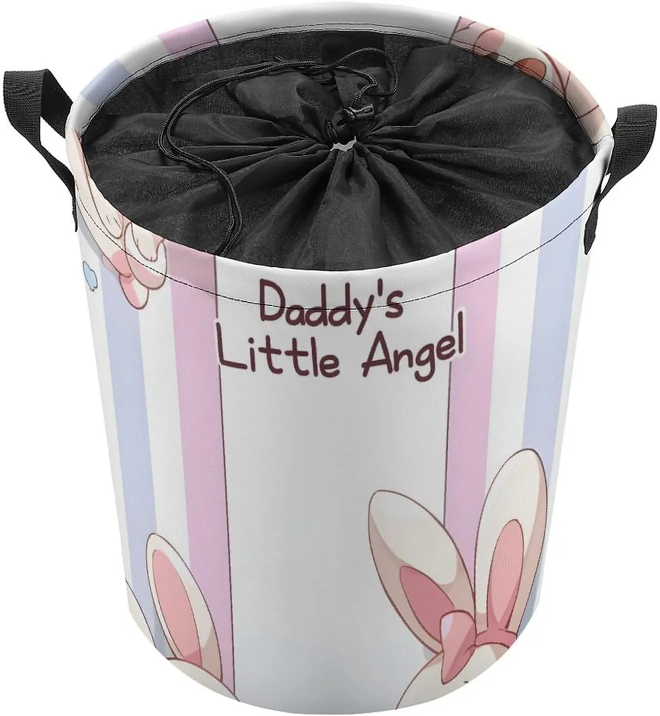 Laundry Hampers, Large Drawstring Laundry Bag, Removable Laundry Bags, Collapsible Storage Bin with Handles for Home Organization, Kids Room, Nursery Vertebrate
