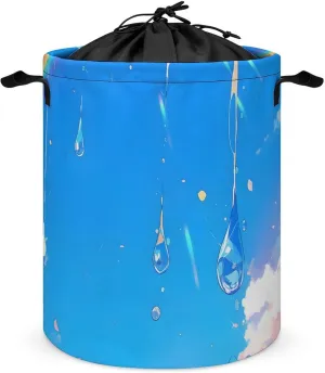 Laundry Hampers, Large Drawstring Laundry Bag, Removable Laundry Bags, Collapsible Storage Bin with Handles for Home Organization, Kids Room, Nursery