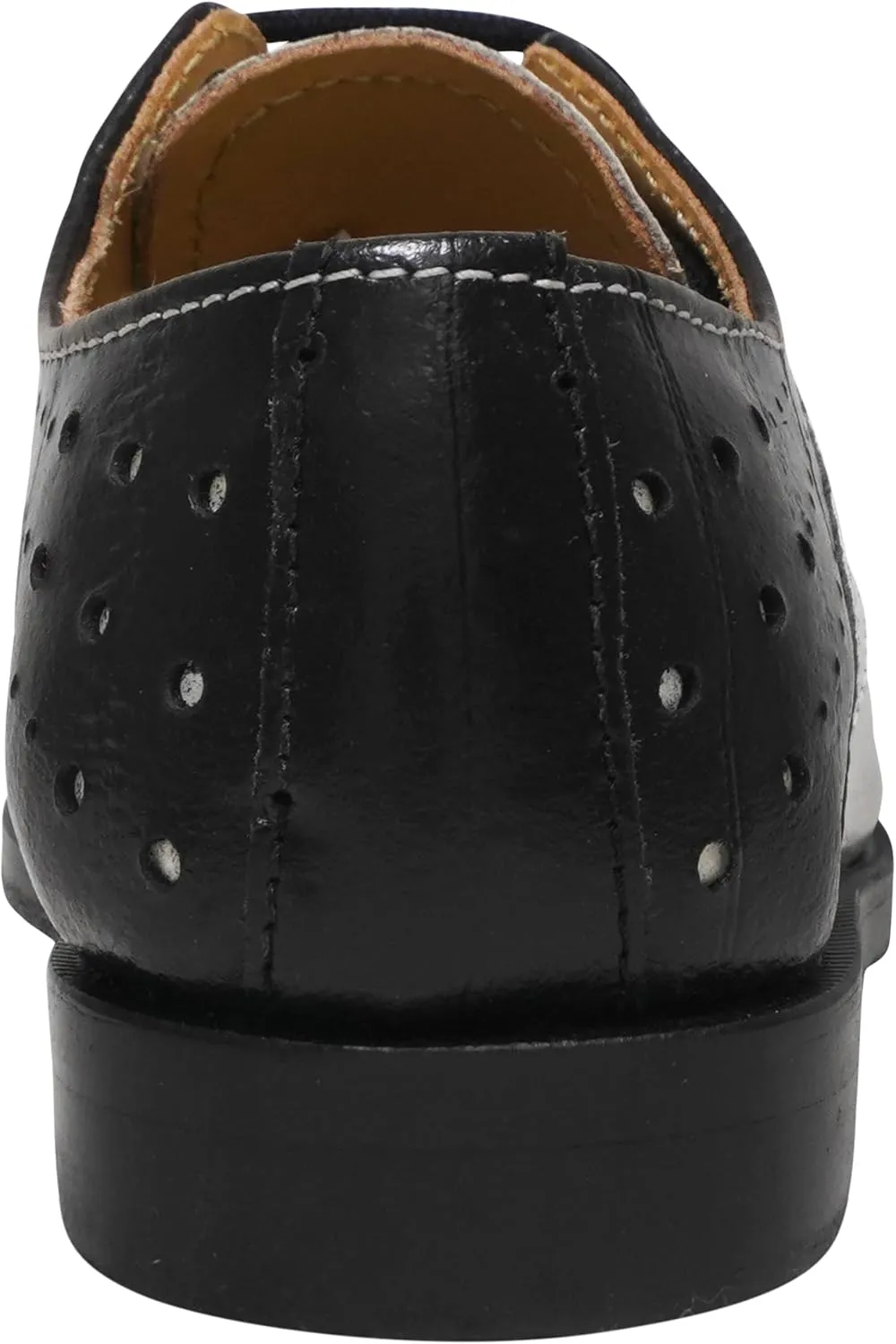 LIBERTYZENO Kids Animal Print Genuine Leather Kids & Toddlers Lace Up Oxford Dress Shoes for Prom Graduation