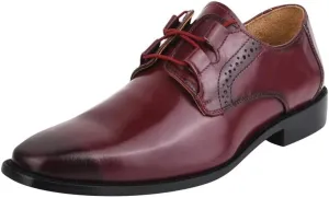 LIBERTYZENO Mens Plain & Animal Print Leather Adults Formal Lace Up Dress Shoes for Prom Graduation