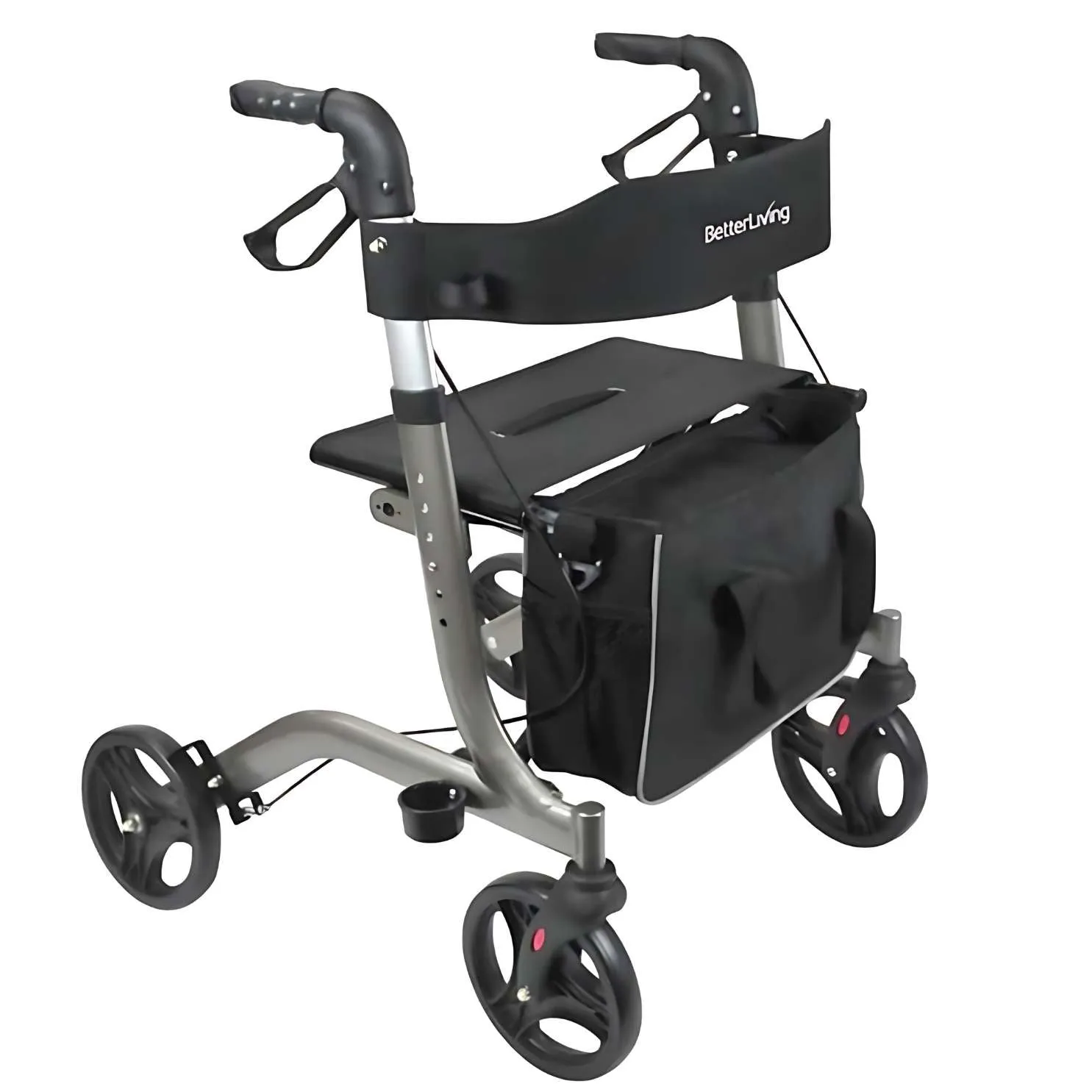 Lightweight walker rollator