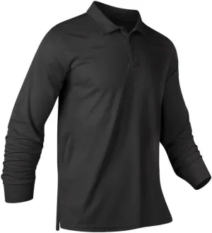 Long Sleeve Polo Shirts for Men Quick Dry Performance Polo T Shirts Collared Tactical Shirt Athletic UPF Golf Shirts