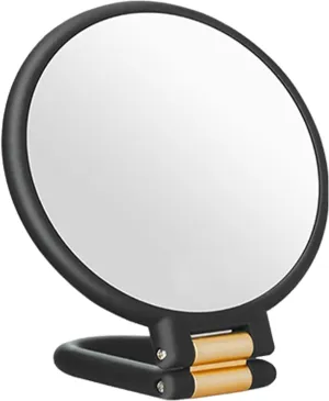 Magnifying Mirror | Foldable Round Vanity Mirror with Stand | Double-Sided Glass Design | Precision Makeup Mirrors, Travel-Friendly Magnifier, Portable Mirrors for Outdoor Or Tabletop Use