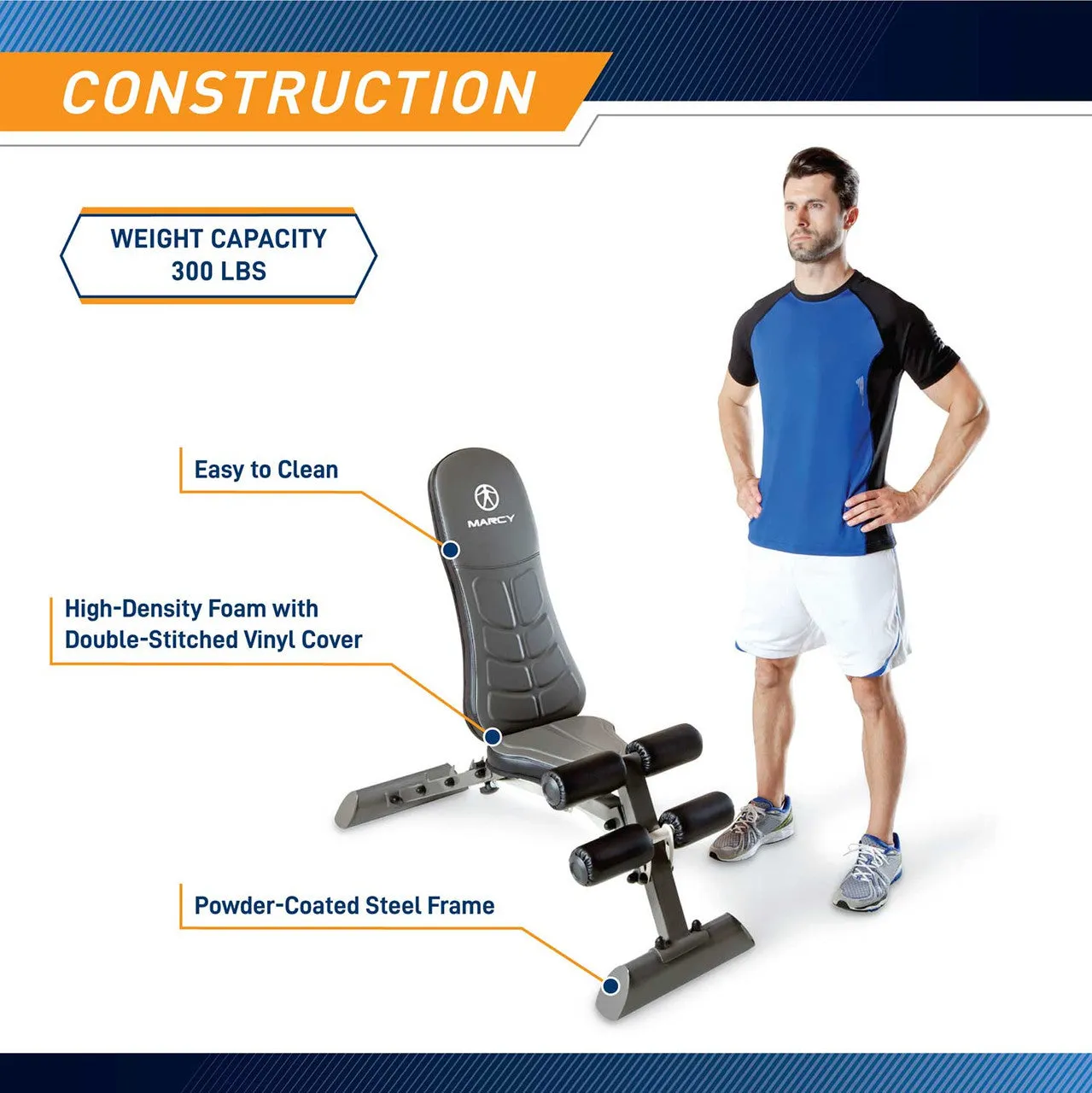 Marcy Deluxe Utility Bench | SB-10100