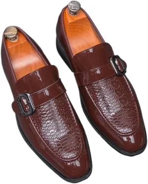 Men's Alligator Crocodile Print Oxfords Fashion Lace Up Dress Shoes Formal Business Oxford Weddings Prom