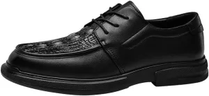 Men's Breathable Business Oxford Derby Summer Work Formal Oxfords Shoes Lightweight All-Day Comfort Non-Slip Soft Sole Penny Shoes