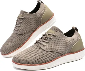 Men's Casual Shoes Knitted Breeze Mesh Oxfords Sneakers
