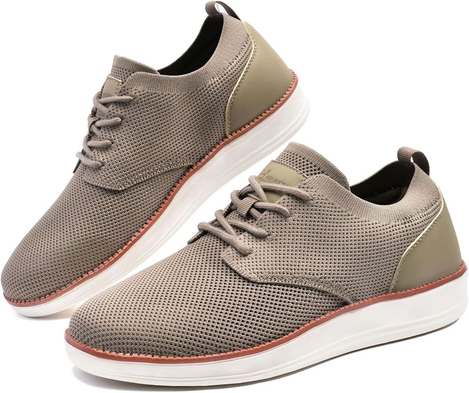Men's Casual Shoes Knitted Breeze Mesh Oxfords Sneakers
