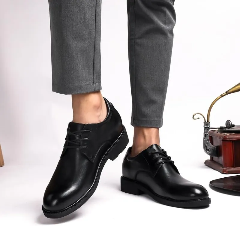 Men's Comfortable Pointed Toe Dress Shoes Casual Formal Tuxedo Shoes Non-Slip Softsole Business Walking Oxford Shoes