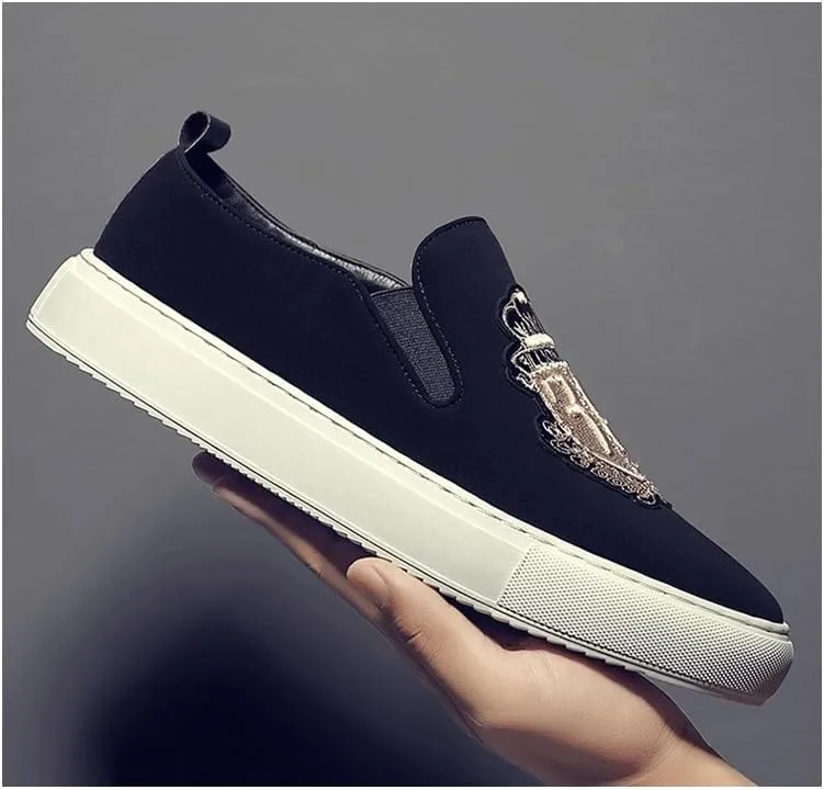 Mens Commuter Slip-Resistant Lightweight Breathable Easy to Walk Flat Boat Shoes Breathable Comfortable Casual Moccasin Loafers