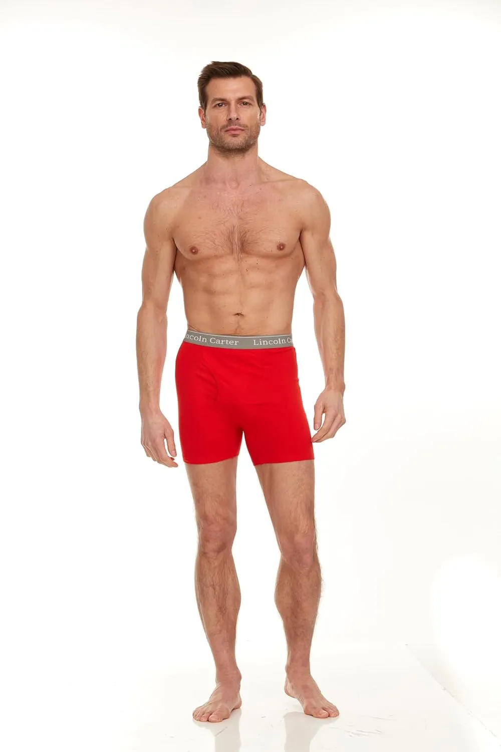Mens Cotton Stretch Boxer Briefs, Fly/No Fly - Breathable Anti Chafing Tagless Underwear for Men - Multipack