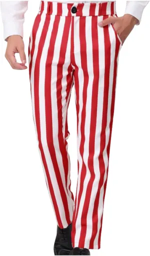 Men's Dress Pants Classic Fit Stretch Dress Pants Casual Pleated Front Dress Pants Straight Fit Pants