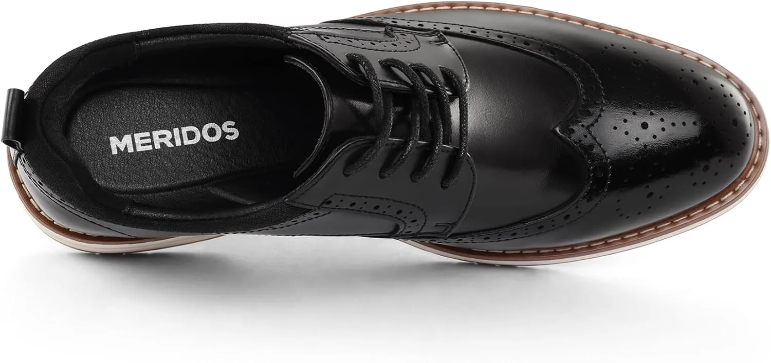 Men's Dress Shoes Business Formal Wingtip Casual Oxford Shoes