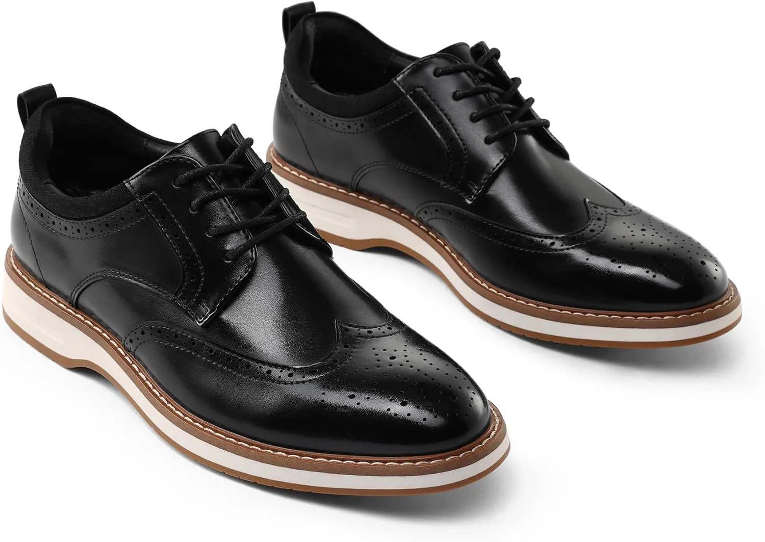 Men's Dress Shoes Business Formal Wingtip Casual Oxford Shoes