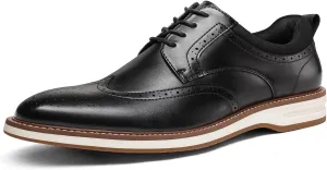 Men's Dress Shoes Business Formal Wingtip Casual Oxford Shoes