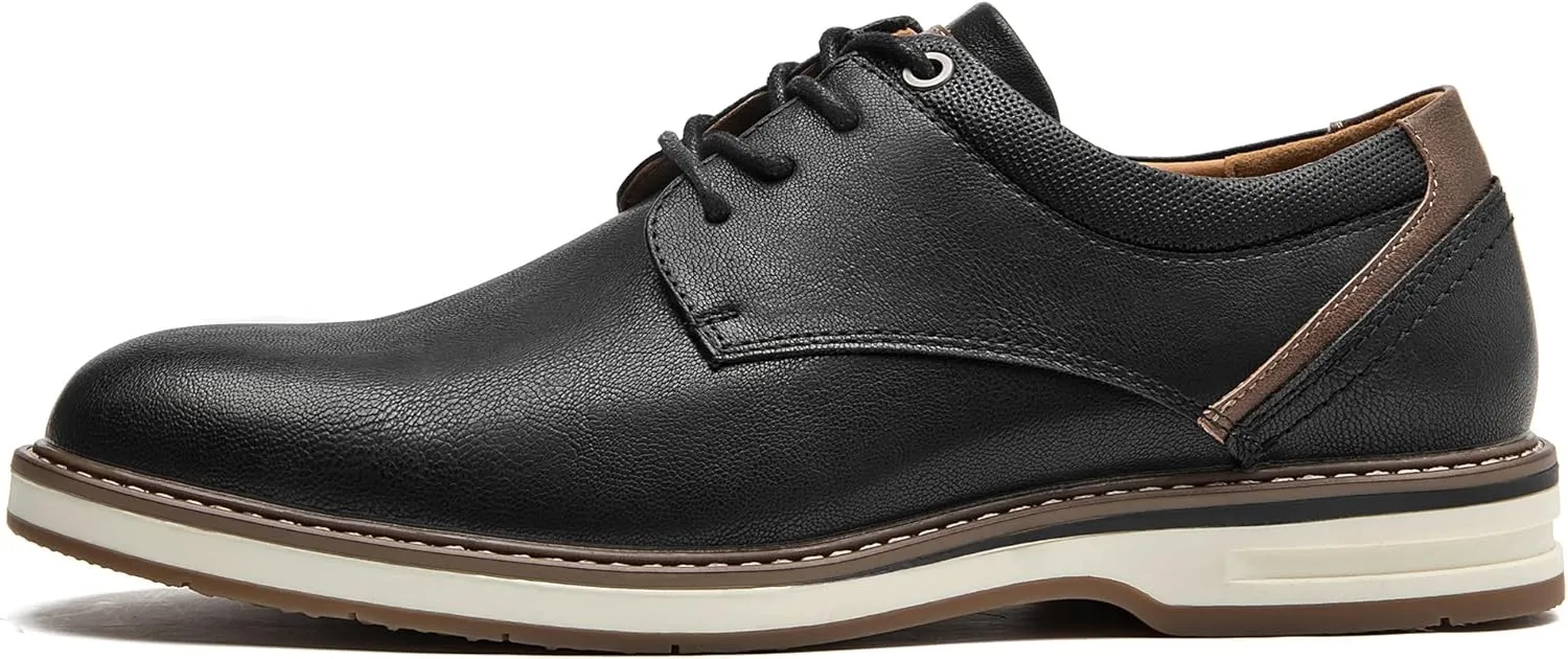 Men's Dress Shoes Casual Business Formal Oxfords Classic Lace Up Work Dress Shoes