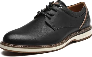 Men's Dress Shoes Casual Business Formal Oxfords Classic Lace Up Work Dress Shoes