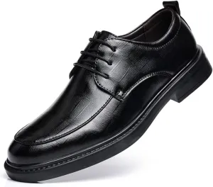 Men's Dress Shoes Casual Oxford Lace-up Fashion Business Formal Shoes