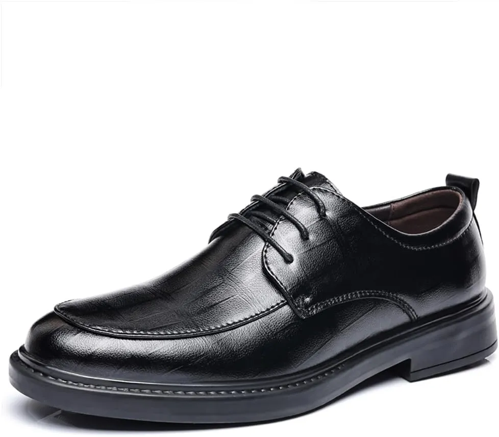 Men's Dress Shoes Casual Oxford Lace-up Fashion Business Formal Shoes