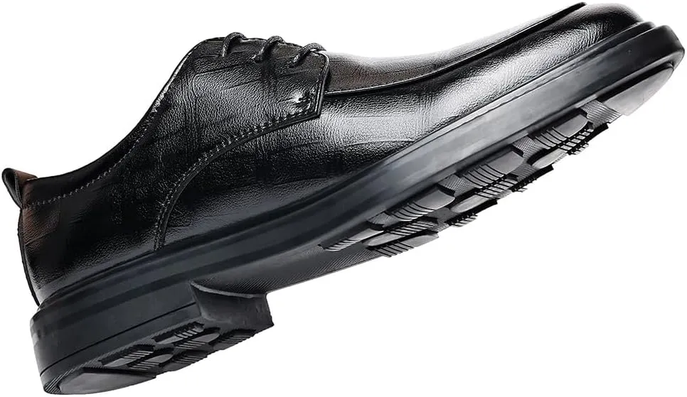 Men's Dress Shoes Casual Oxford Lace-up Fashion Business Formal Shoes