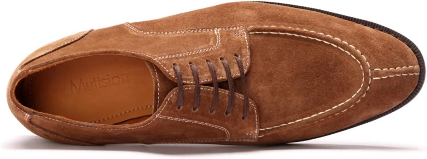 Mens Dress Shoes Suede Leather Derby Oxford Shoes for Men