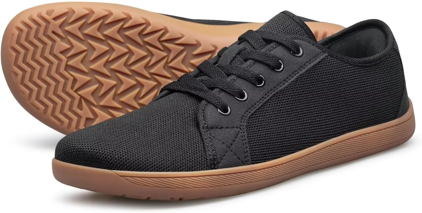 Mens Indoor Flat Shoes Wide Toe Barefoot House Sneakers Casual Breathable Comfortable