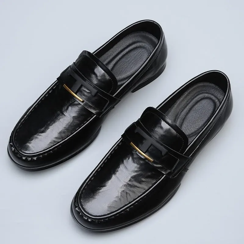 Men's Lightweight Oxfords Mens Casual Business Wedding Office Slip On Dress Shoes